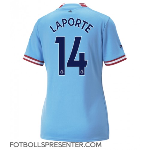 Manchester City Aymeric Laporte #14 Hemma Matchtröja Dam 2022-23 Kortärmad